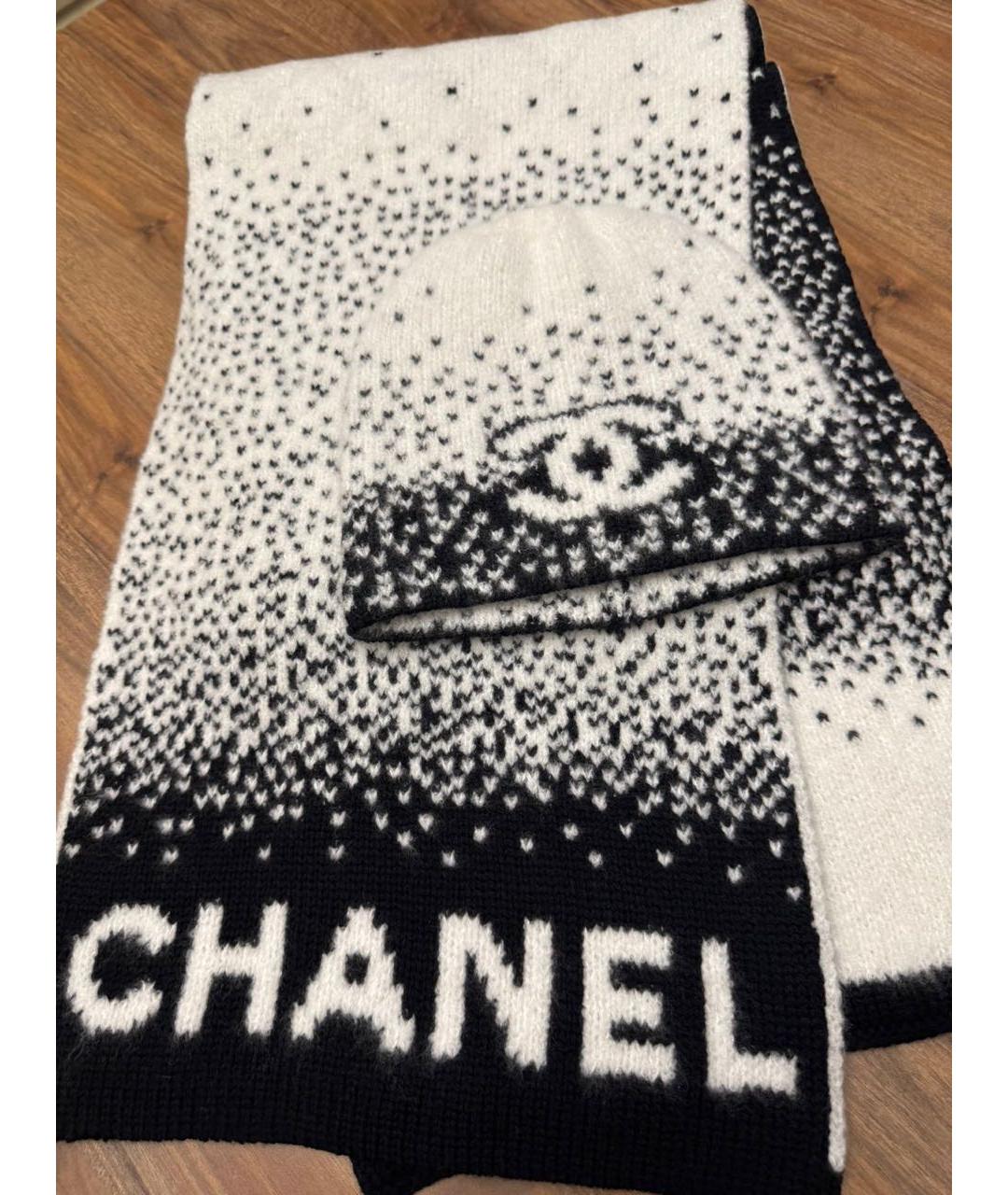 CHANEL Черная кашемировая шапка, фото 3