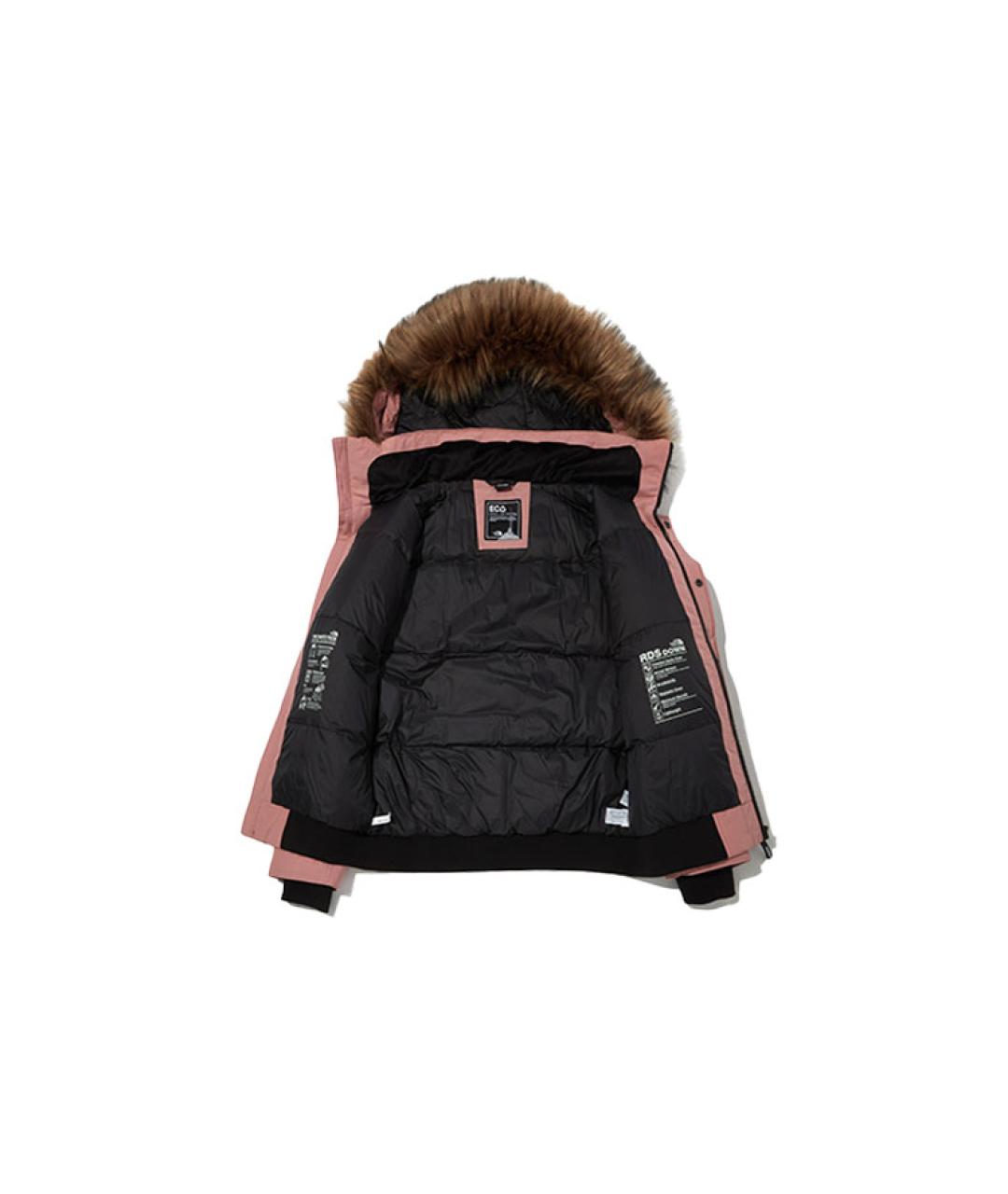 THE NORTH FACE Розовый пуховик, фото 3