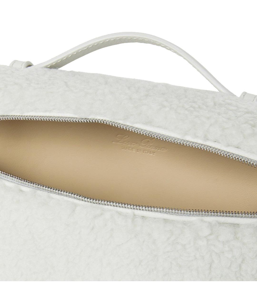 LORO PIANA Белая сумка через плечо, фото 4