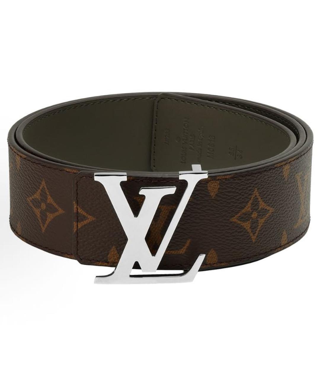 LOUIS VUITTON Коричневый ремень, фото 3