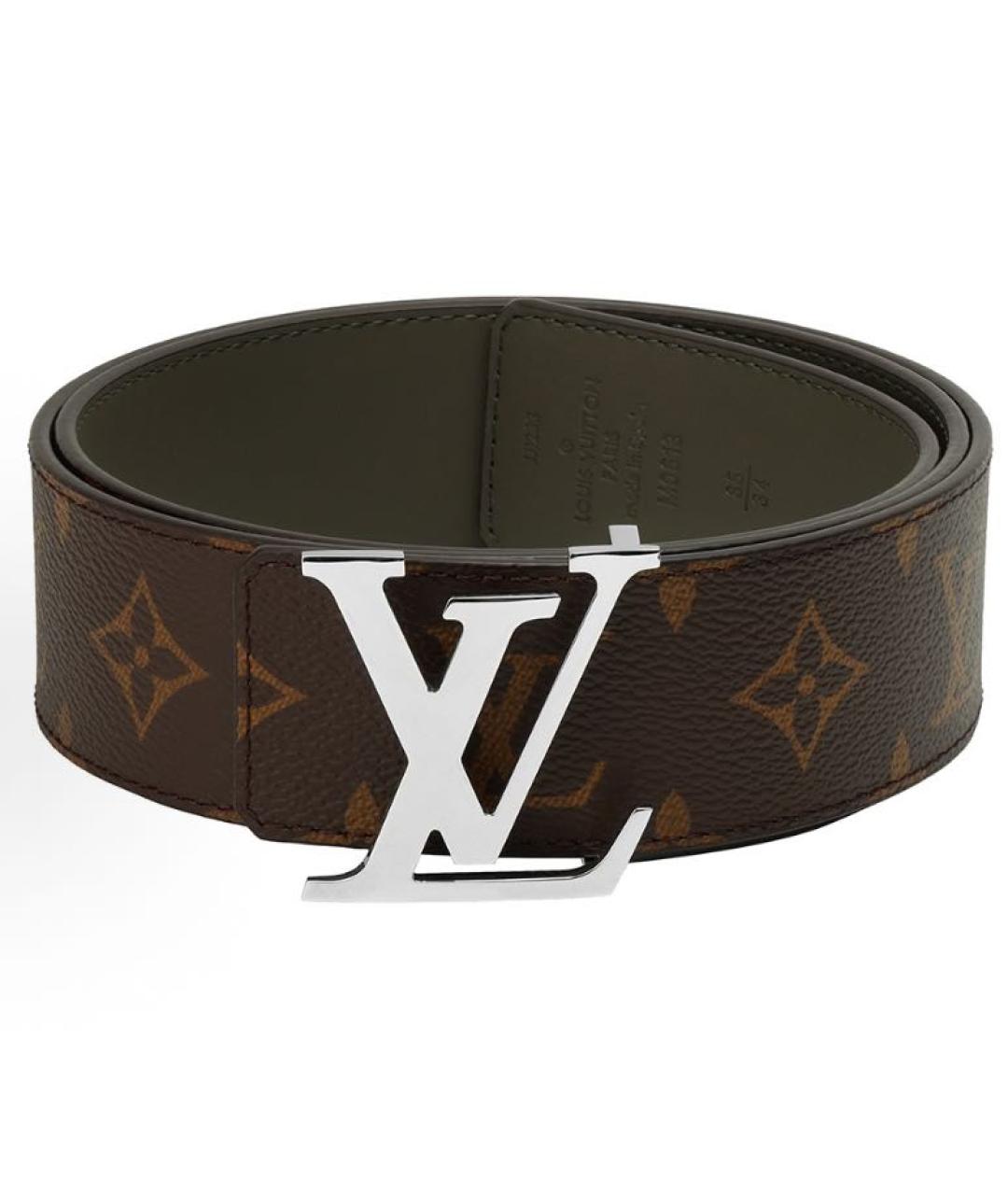 LOUIS VUITTON Коричневый ремень, фото 4
