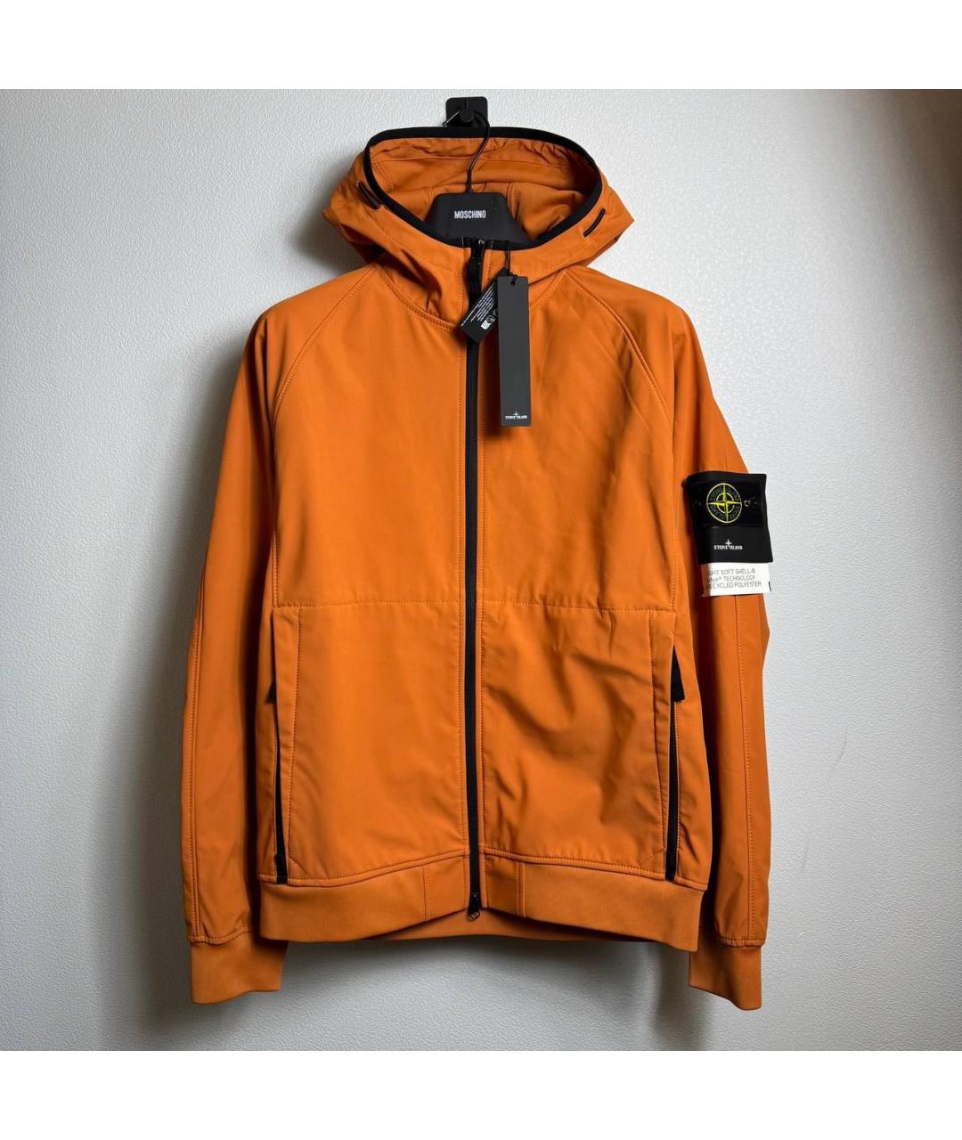 STONE ISLAND Оранжевая куртка, фото 8