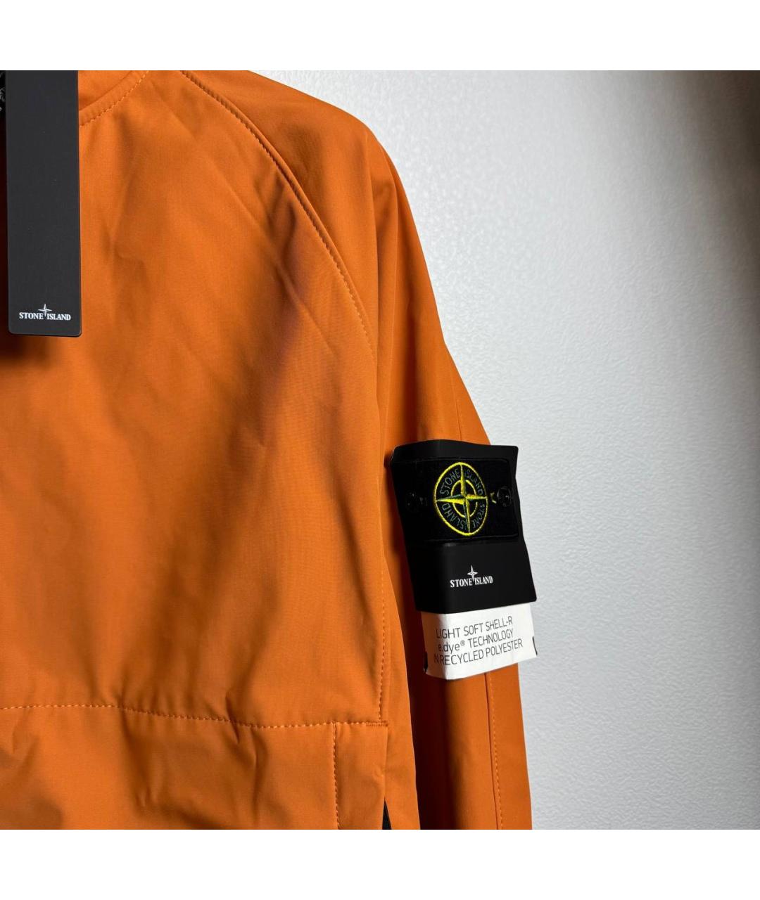 STONE ISLAND Оранжевая куртка, фото 4