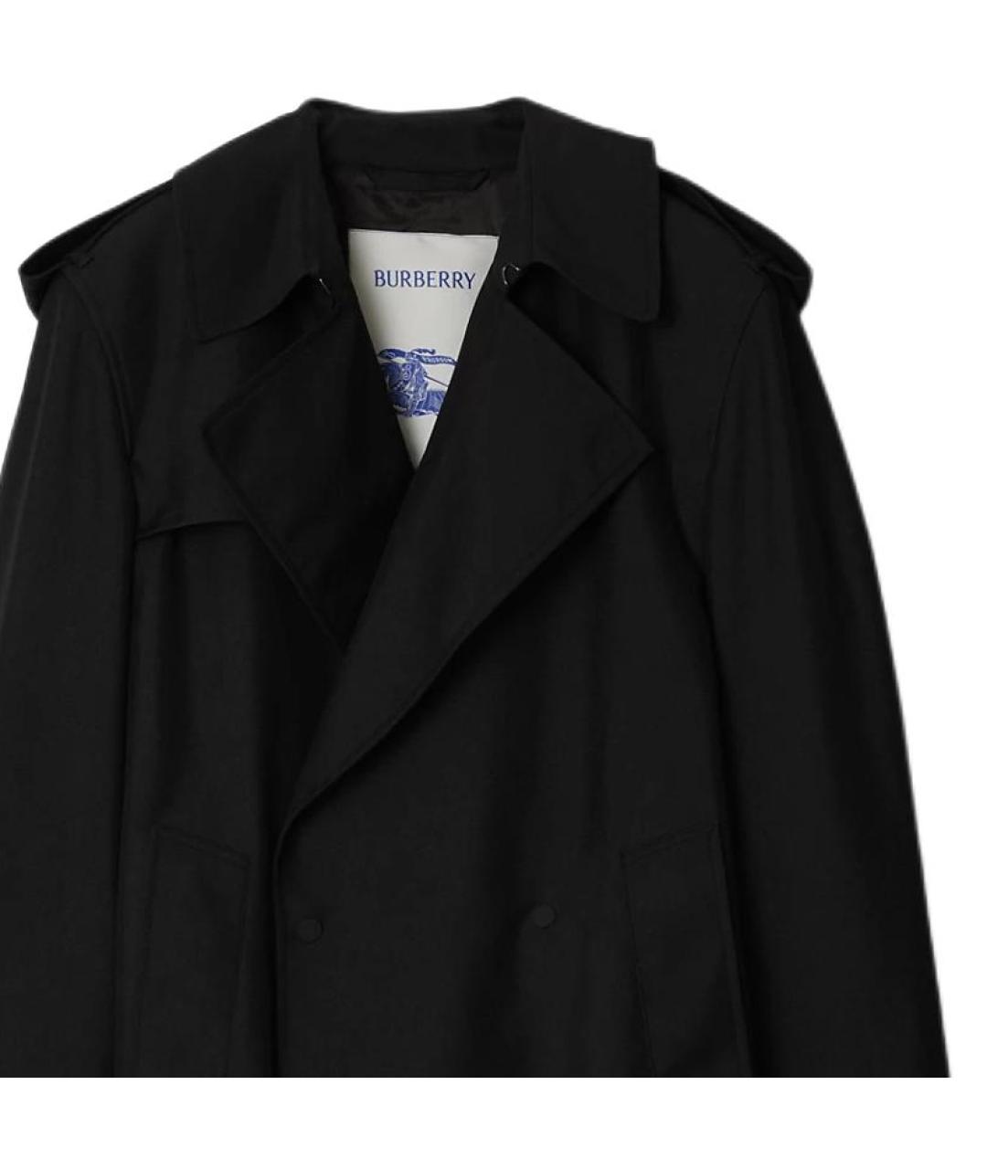 BURBERRY Черный тренч/плащ, фото 4