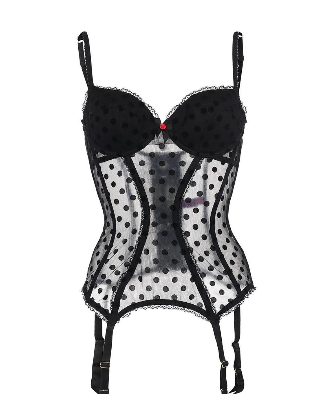 AGENT PROVOCATEUR Черный сетчатый корсет, фото 1