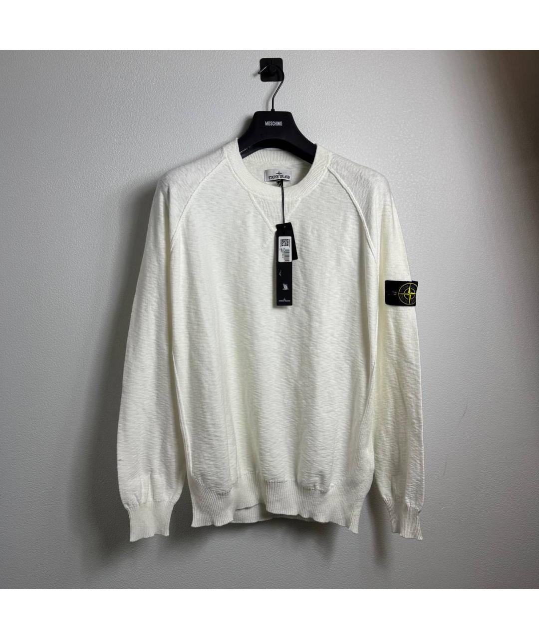 STONE ISLAND Белый джемпер / свитер, фото 8