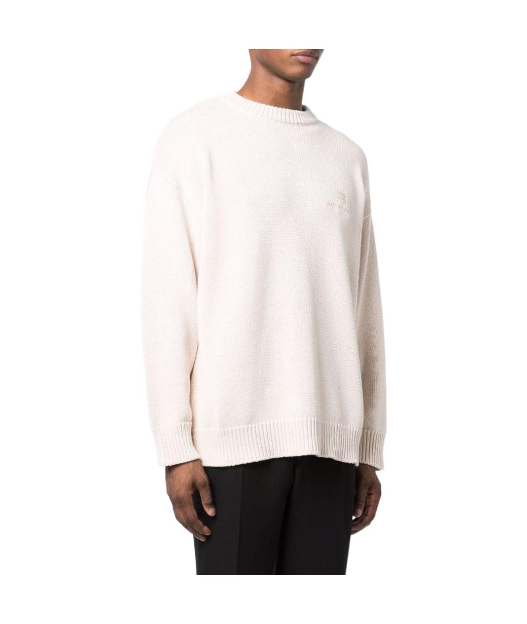 BALENCIAGA Белый джемпер / свитер, фото 3
