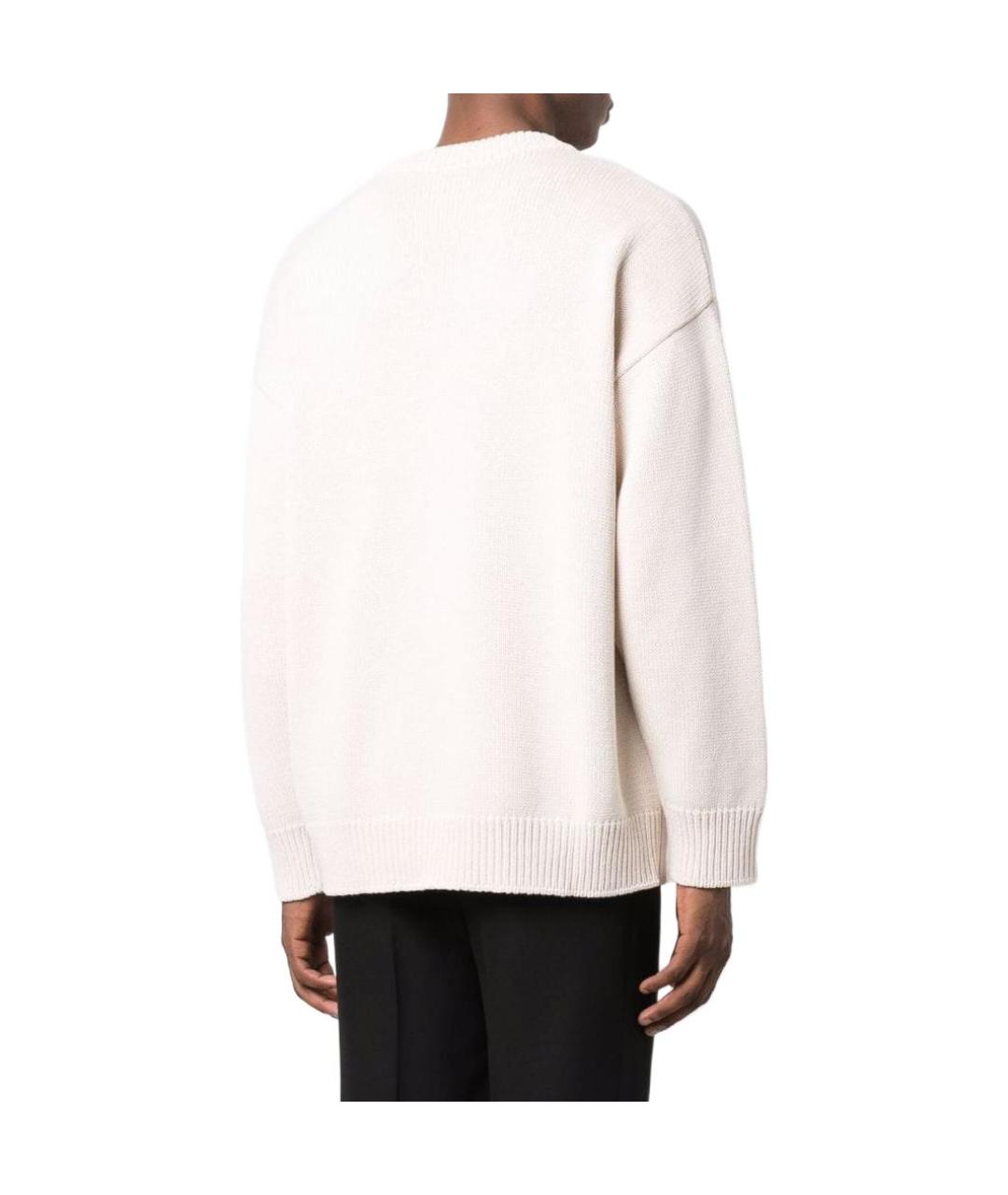 BALENCIAGA Белый джемпер / свитер, фото 4