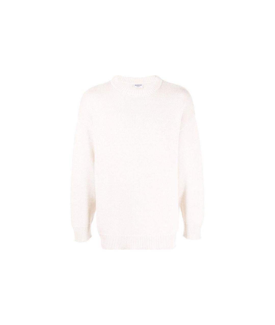 BALENCIAGA Белый джемпер / свитер, фото 1