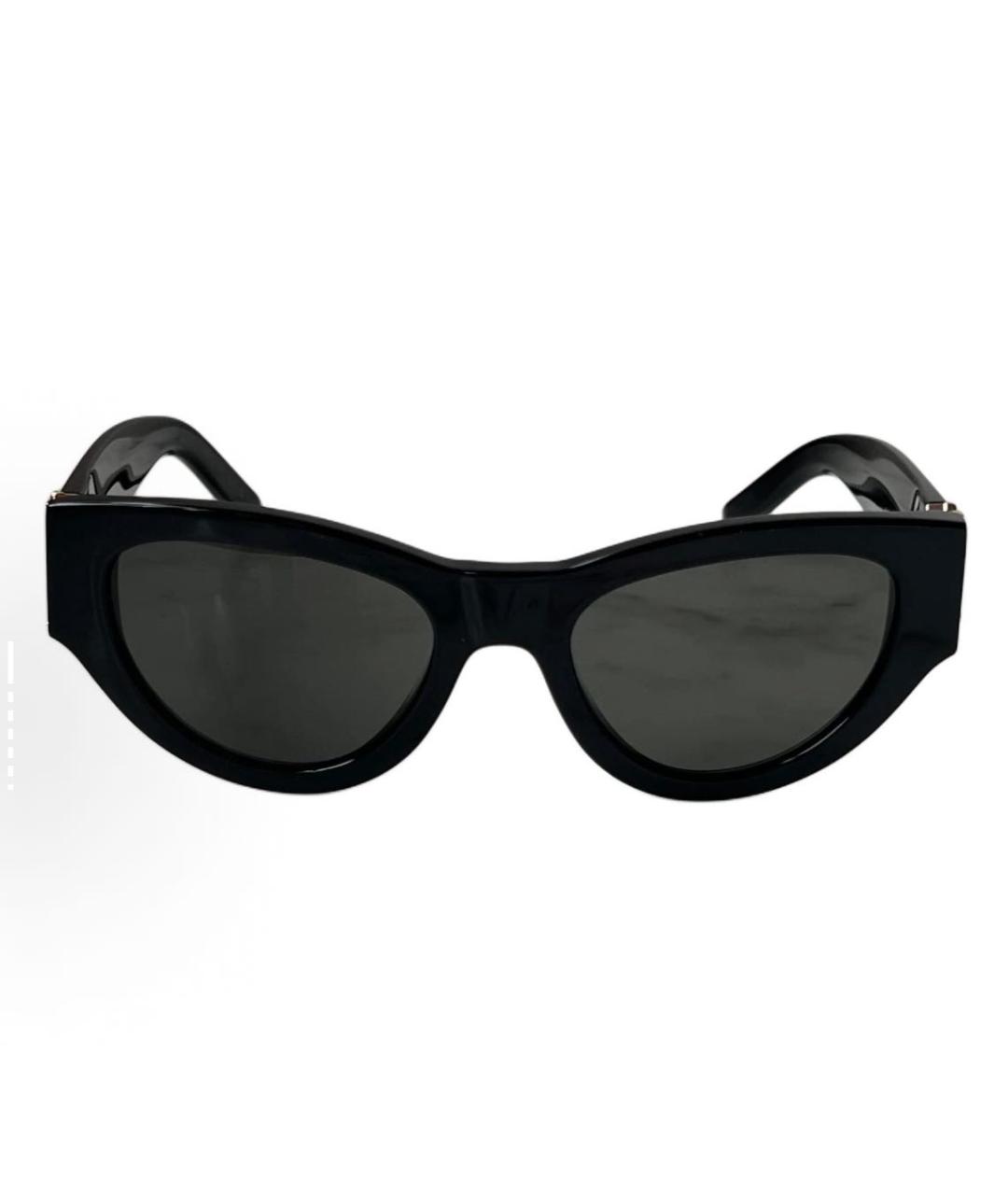 SAINT LAURENT Черные пластиковые солнцезащитные очки, фото 4