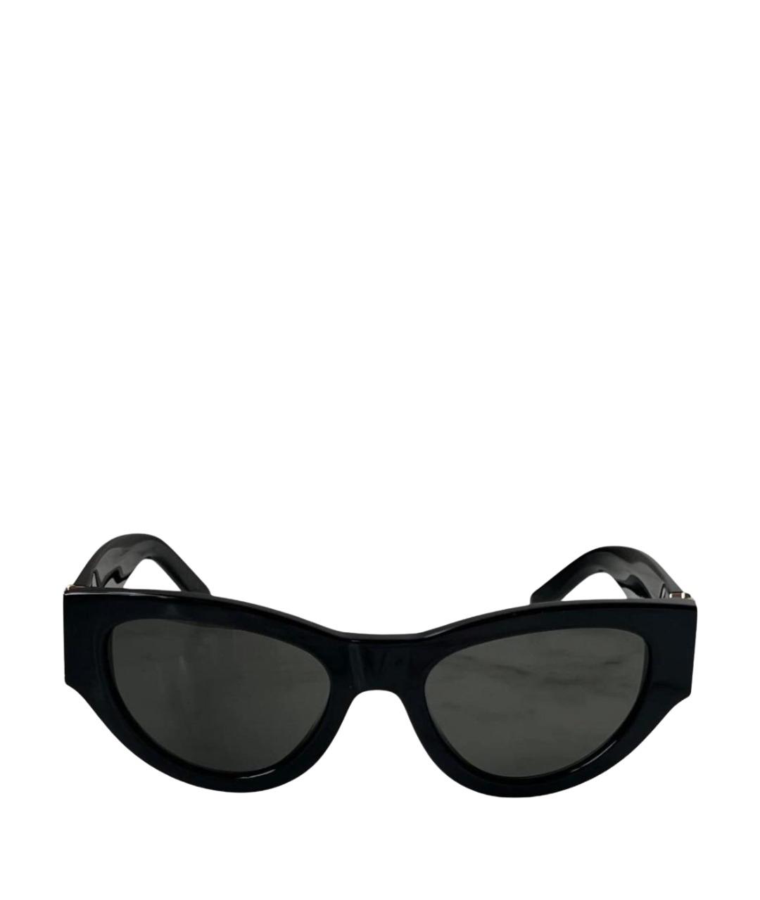 SAINT LAURENT Черные пластиковые солнцезащитные очки, фото 1
