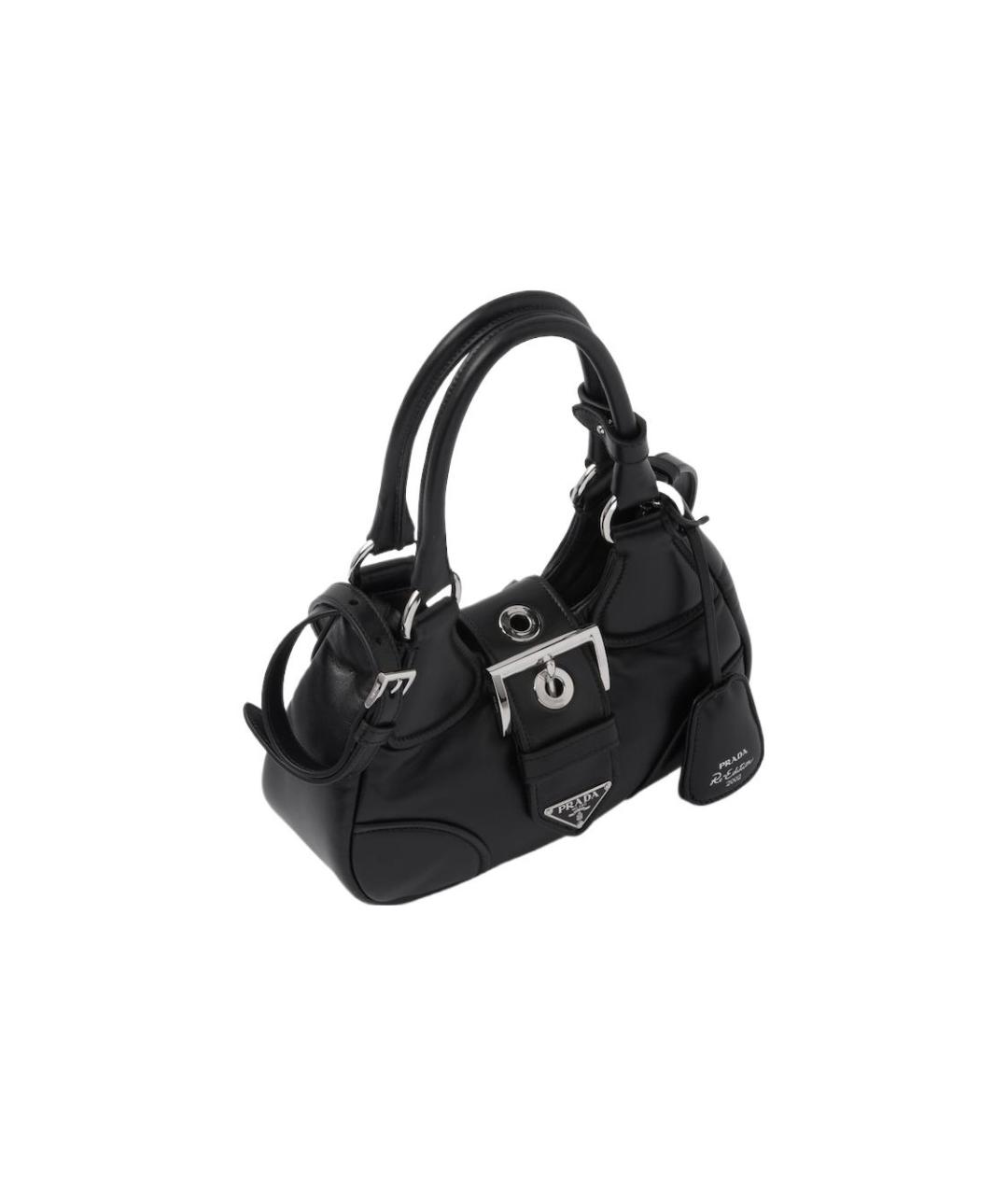 PRADA Черная кожаная сумка через плечо, фото 2
