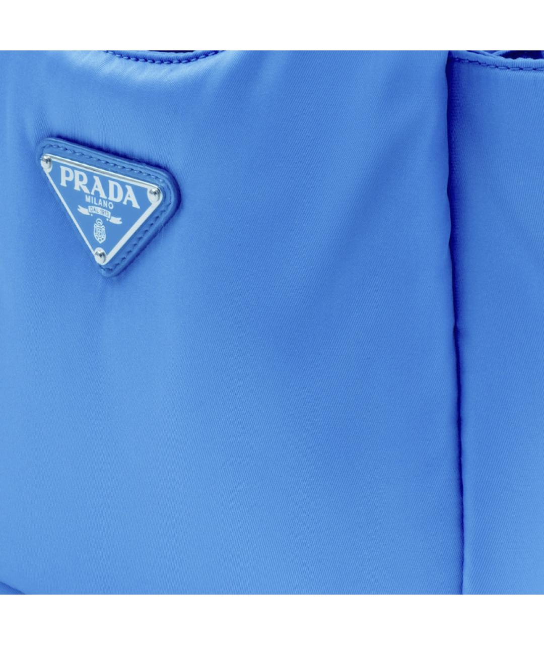 PRADA Синяя сумка через плечо, фото 4