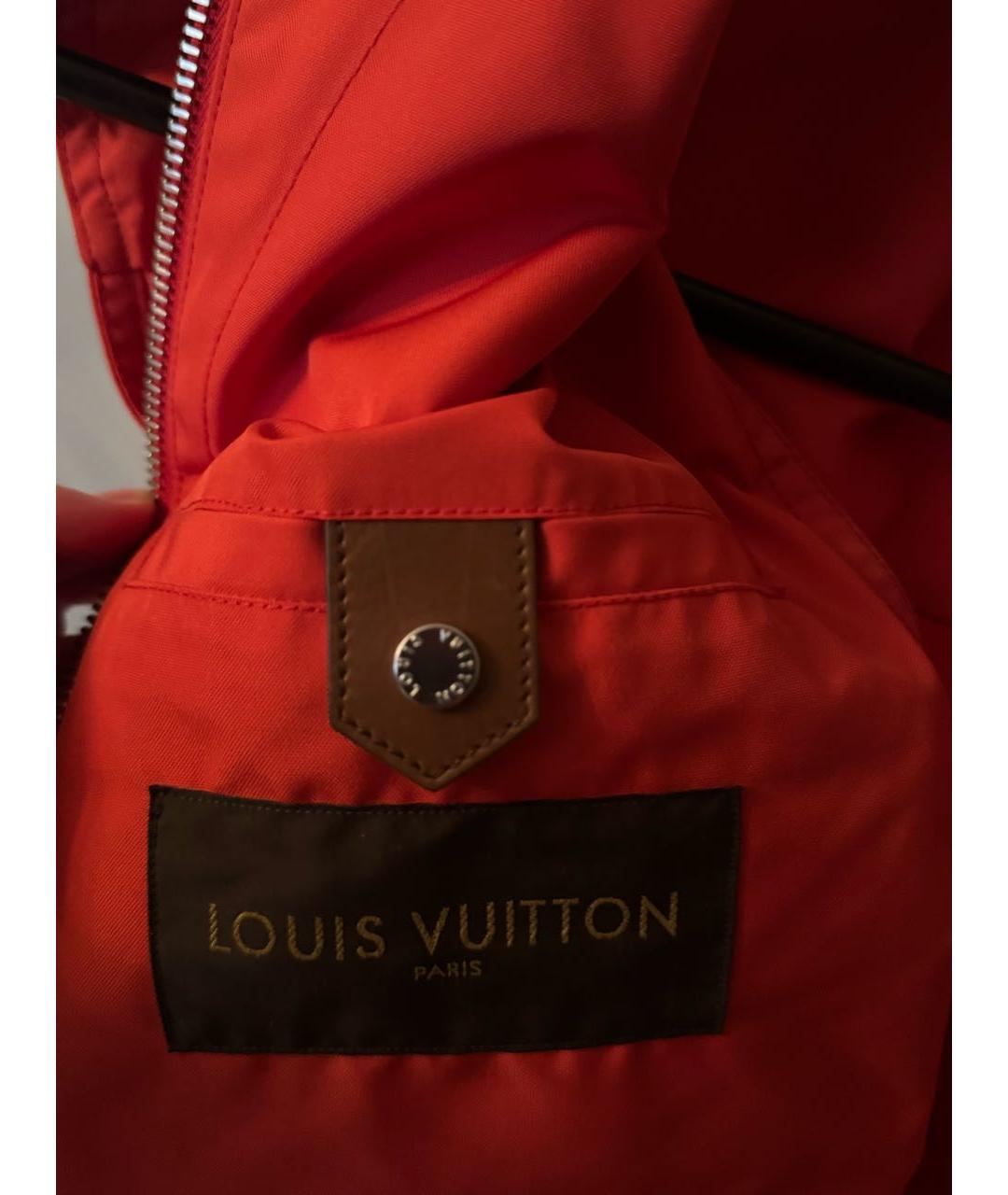 LOUIS VUITTON Оранжевый полиэстеровый жилет, фото 3