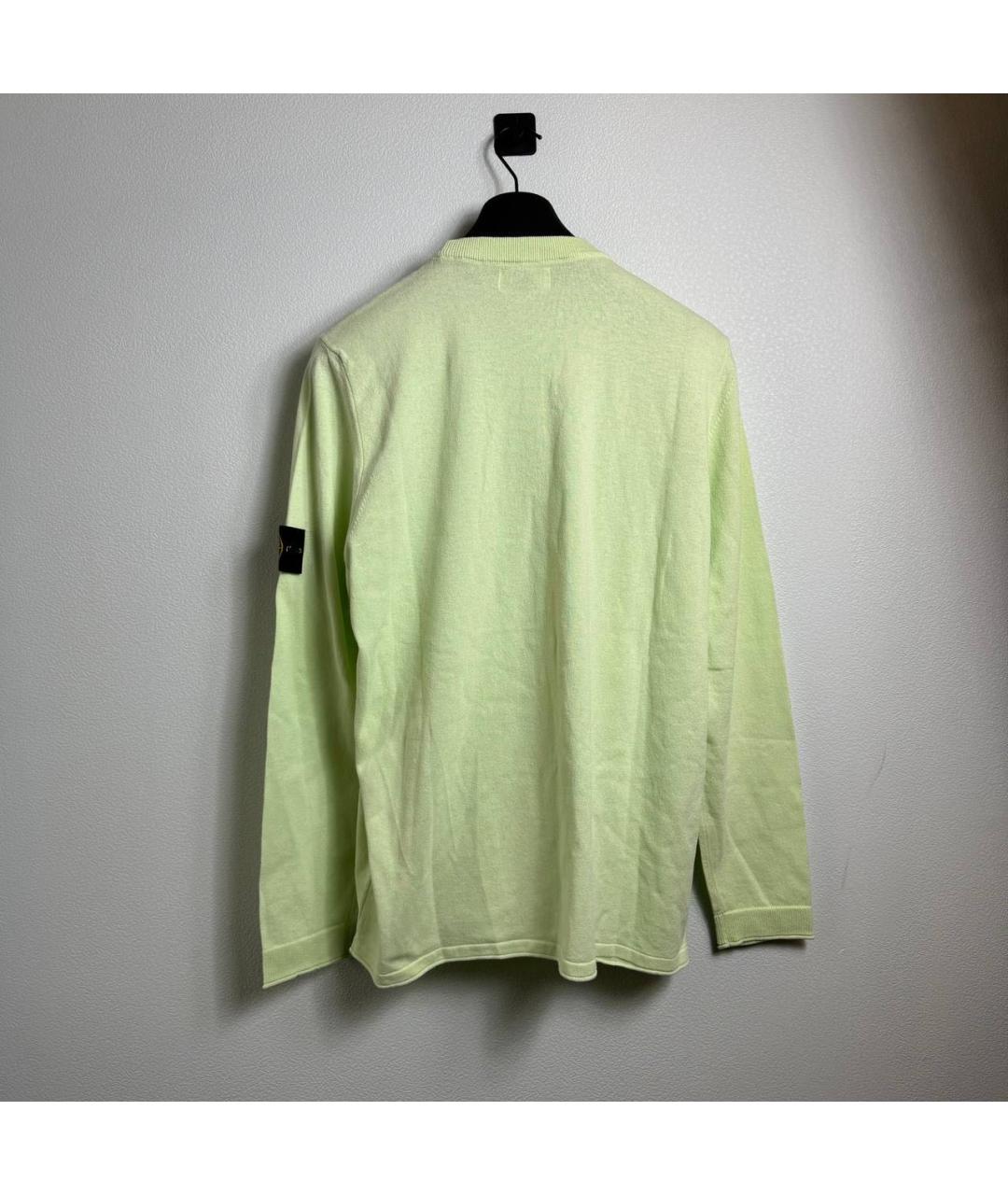 STONE ISLAND Салатовый джемпер / свитер, фото 2