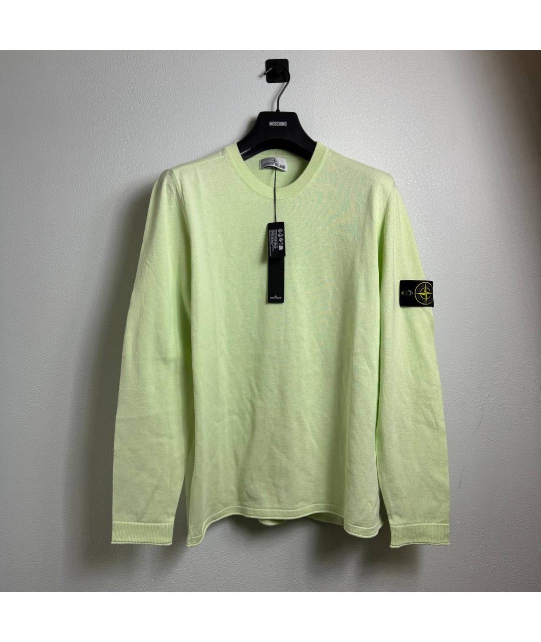STONE ISLAND Салатовый джемпер / свитер, фото 7