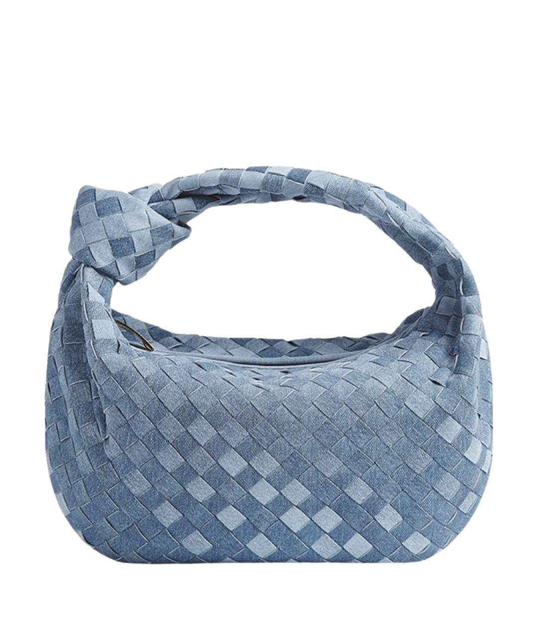 BOTTEGA VENETA Синяя деним сумка через плечо, фото 1