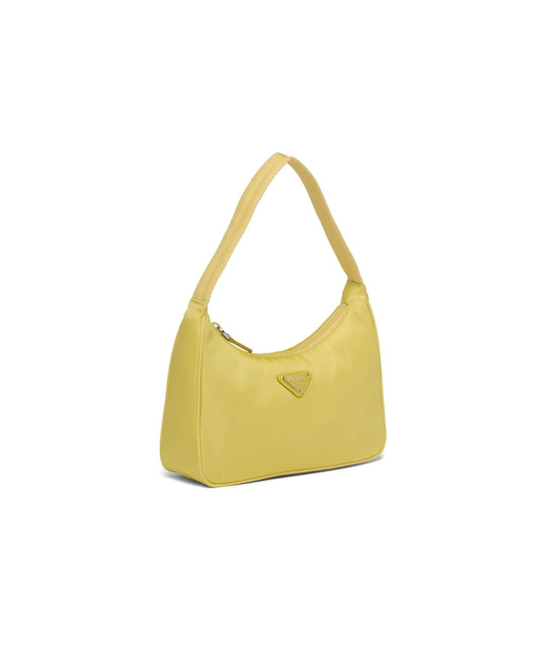 PRADA Желтая сумка через плечо, фото 2