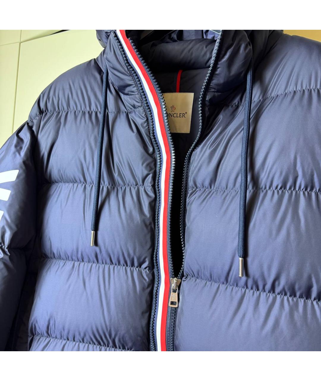 MONCLER Синий пуховик, фото 7