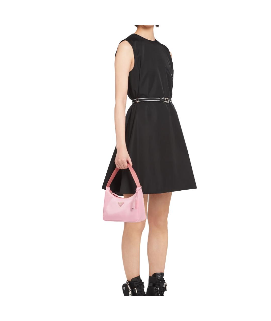 PRADA Розовая сумка через плечо, фото 5
