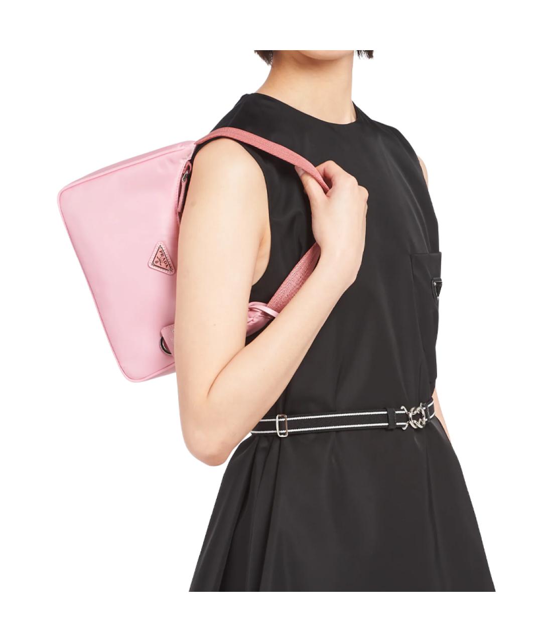 PRADA Розовая сумка через плечо, фото 6