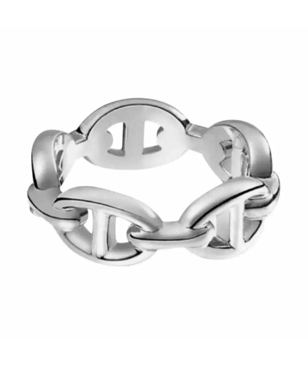 HERMES Серебряное серебряное кольцо, фото 1