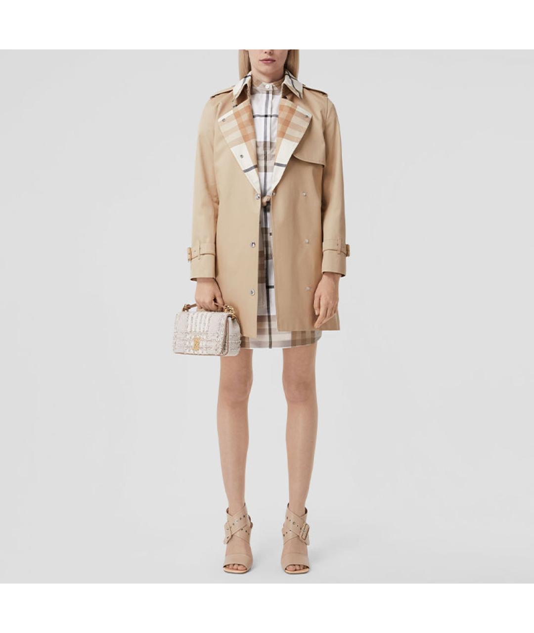 BURBERRY Бежевый тренч/плащ, фото 4