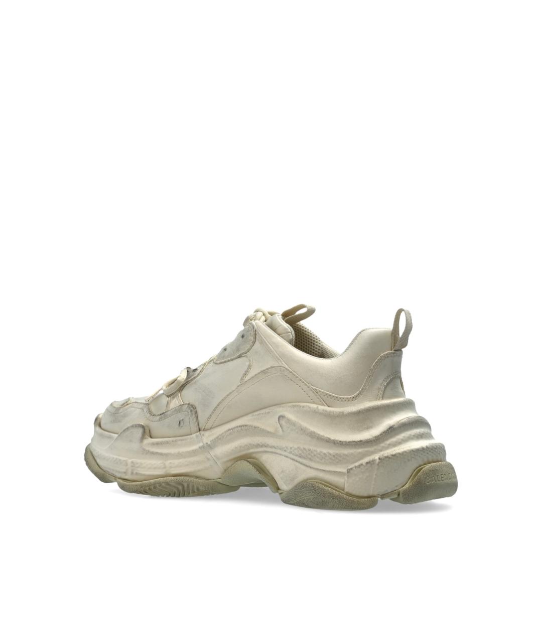 BALENCIAGA Бежевые кроссовки, фото 4