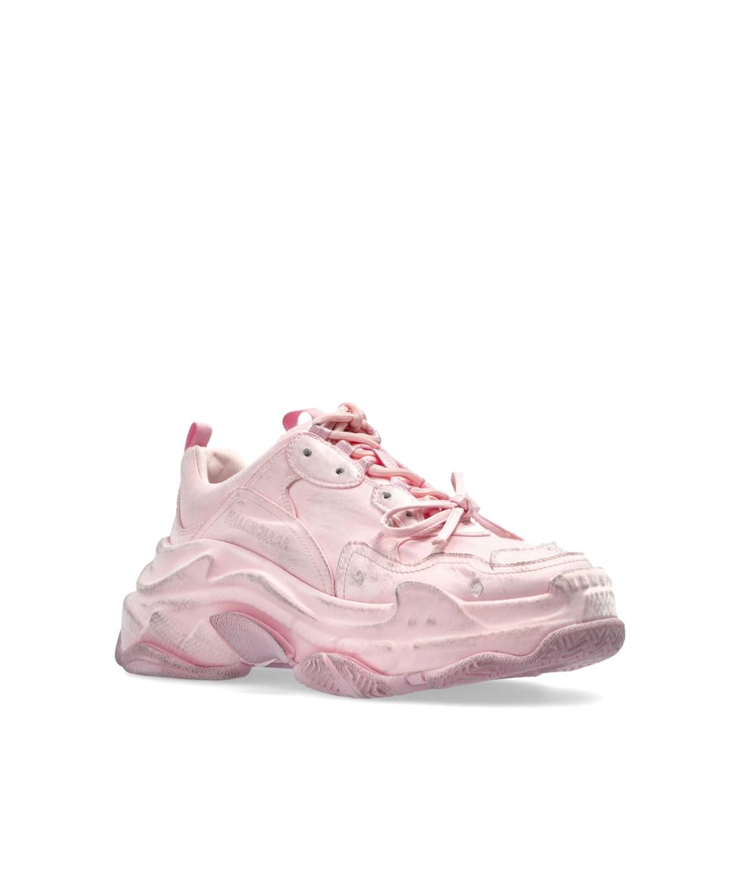 BALENCIAGA Розовые кроссовки, фото 3