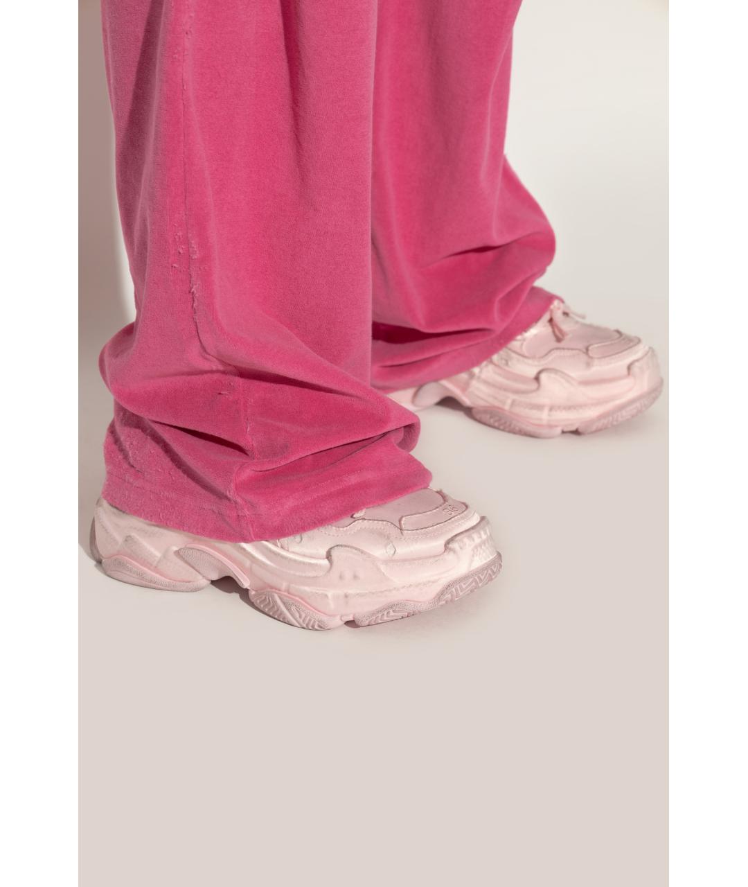 BALENCIAGA Розовые кроссовки, фото 5