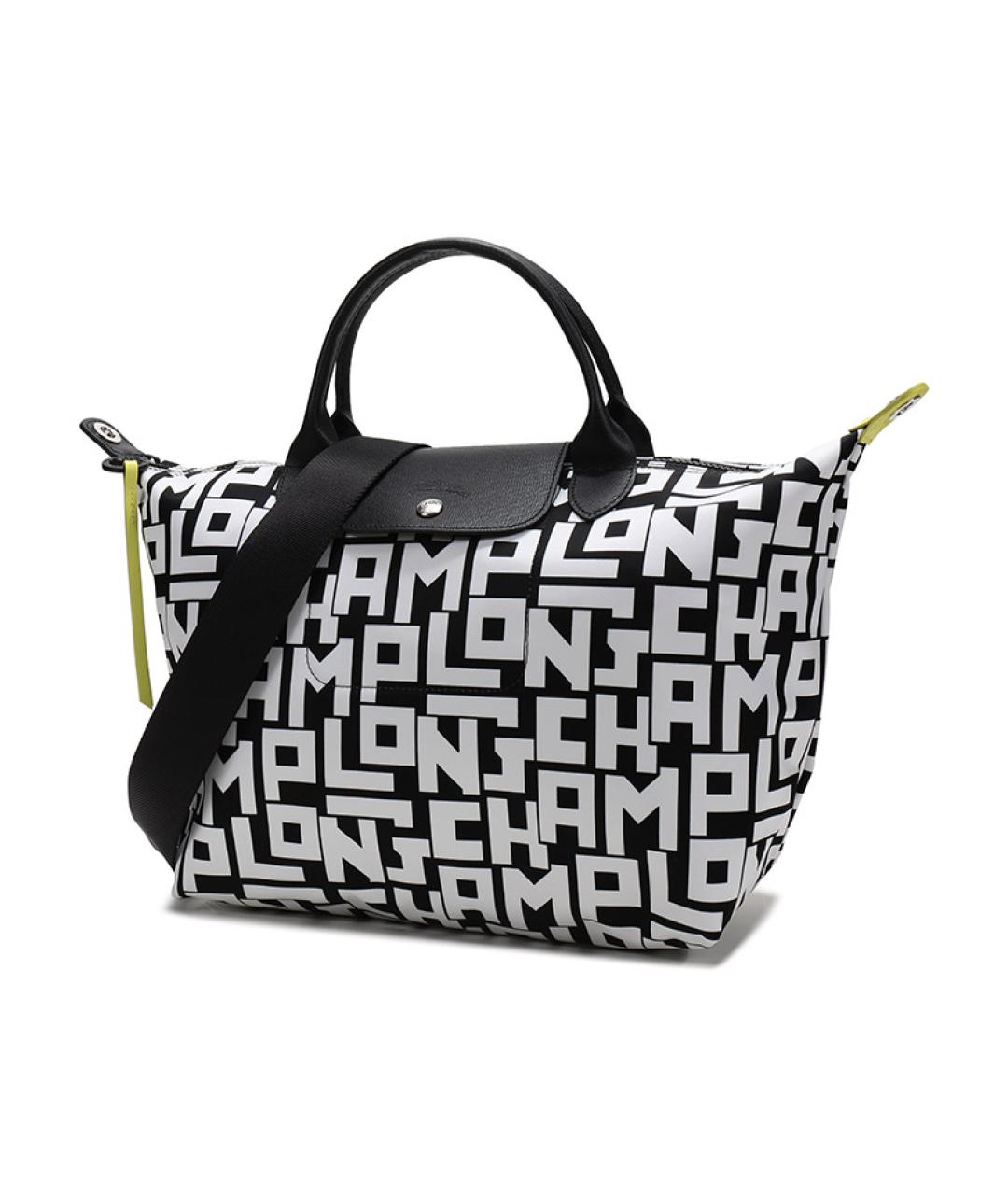LONGCHAMP Черная хлопковая сумка через плечо, фото 2