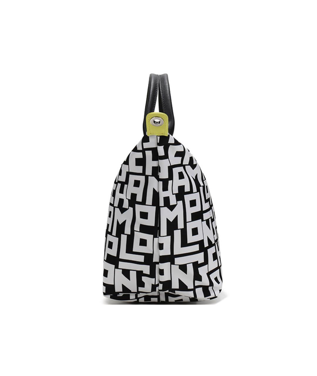 LONGCHAMP Черная хлопковая сумка через плечо, фото 3