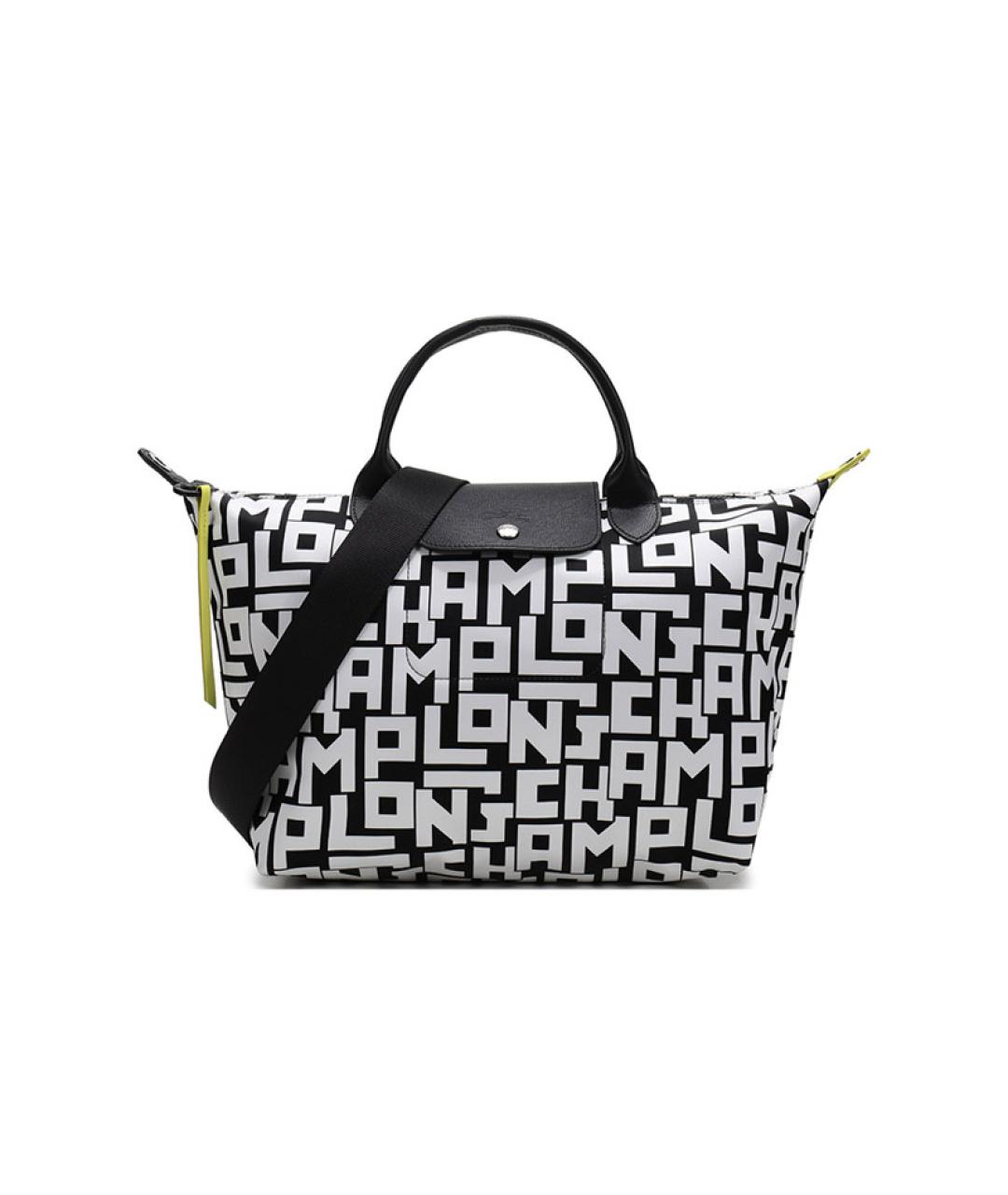 LONGCHAMP Черная хлопковая сумка через плечо, фото 1