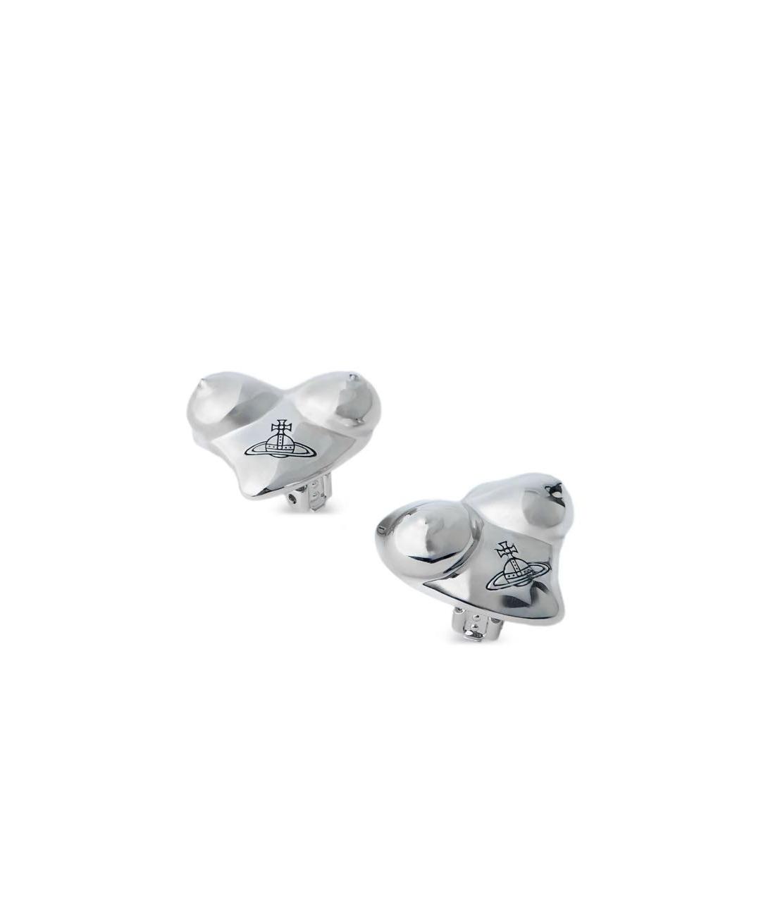VIVIENNE WESTWOOD Серебряные латунные серьги, фото 3