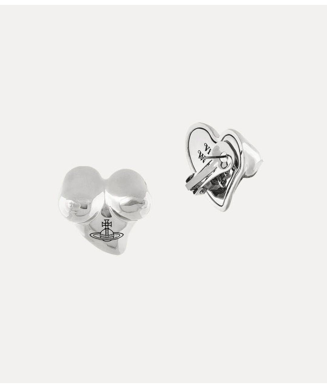 VIVIENNE WESTWOOD Серебряные латунные серьги, фото 2