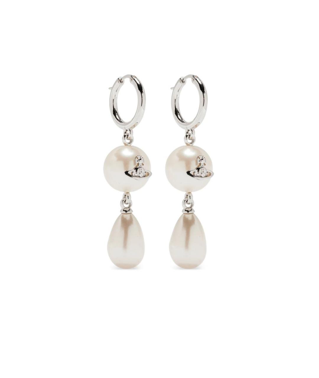 VIVIENNE WESTWOOD Серебряные латунные серьги, фото 1