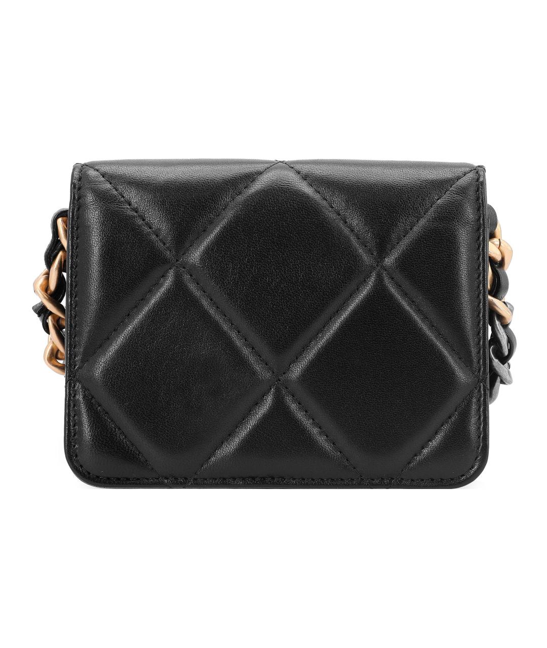 CHANEL Черная кожаная сумка через плечо, фото 3