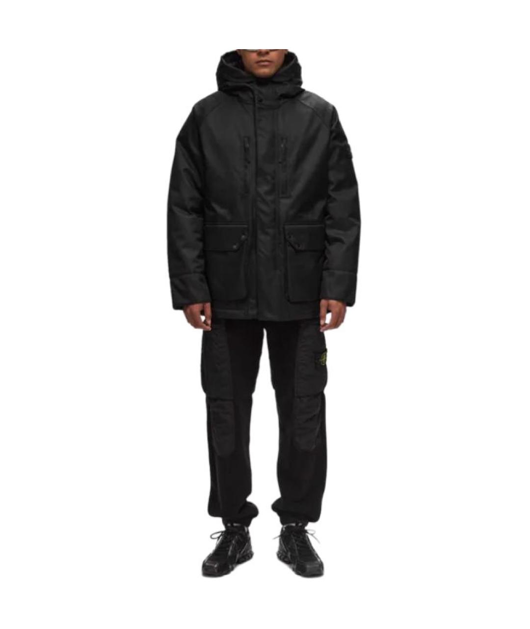 STONE ISLAND Черная куртка, фото 2