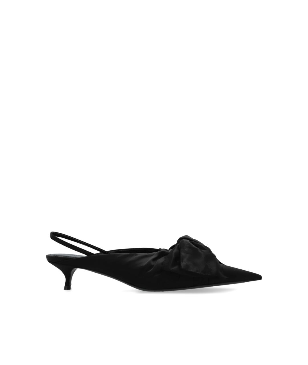 BALENCIAGA Черные мюли, фото 1