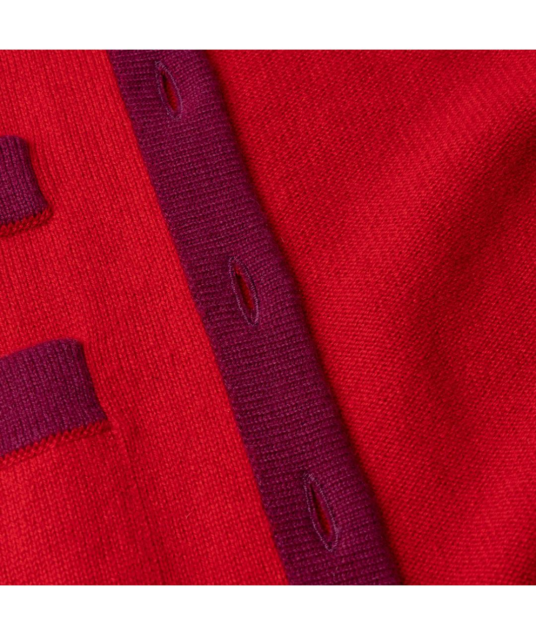 CHANEL Красный шерстяной джемпер / свитер, фото 4