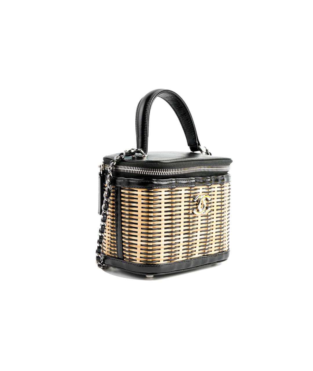 CHANEL Бежевая кожаная сумка через плечо, фото 2