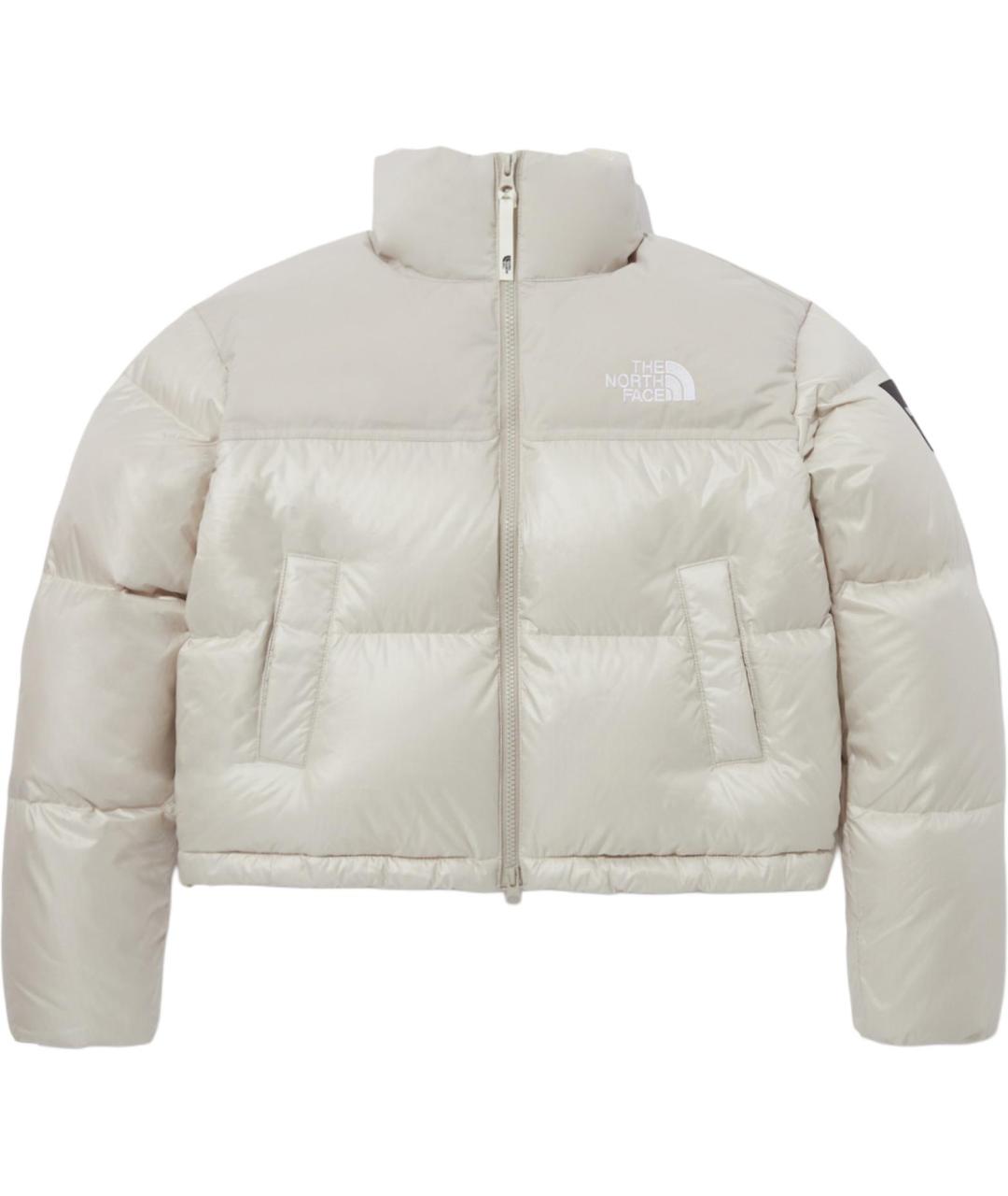 THE NORTH FACE Бежевый полиамидовый пуховик, фото 1