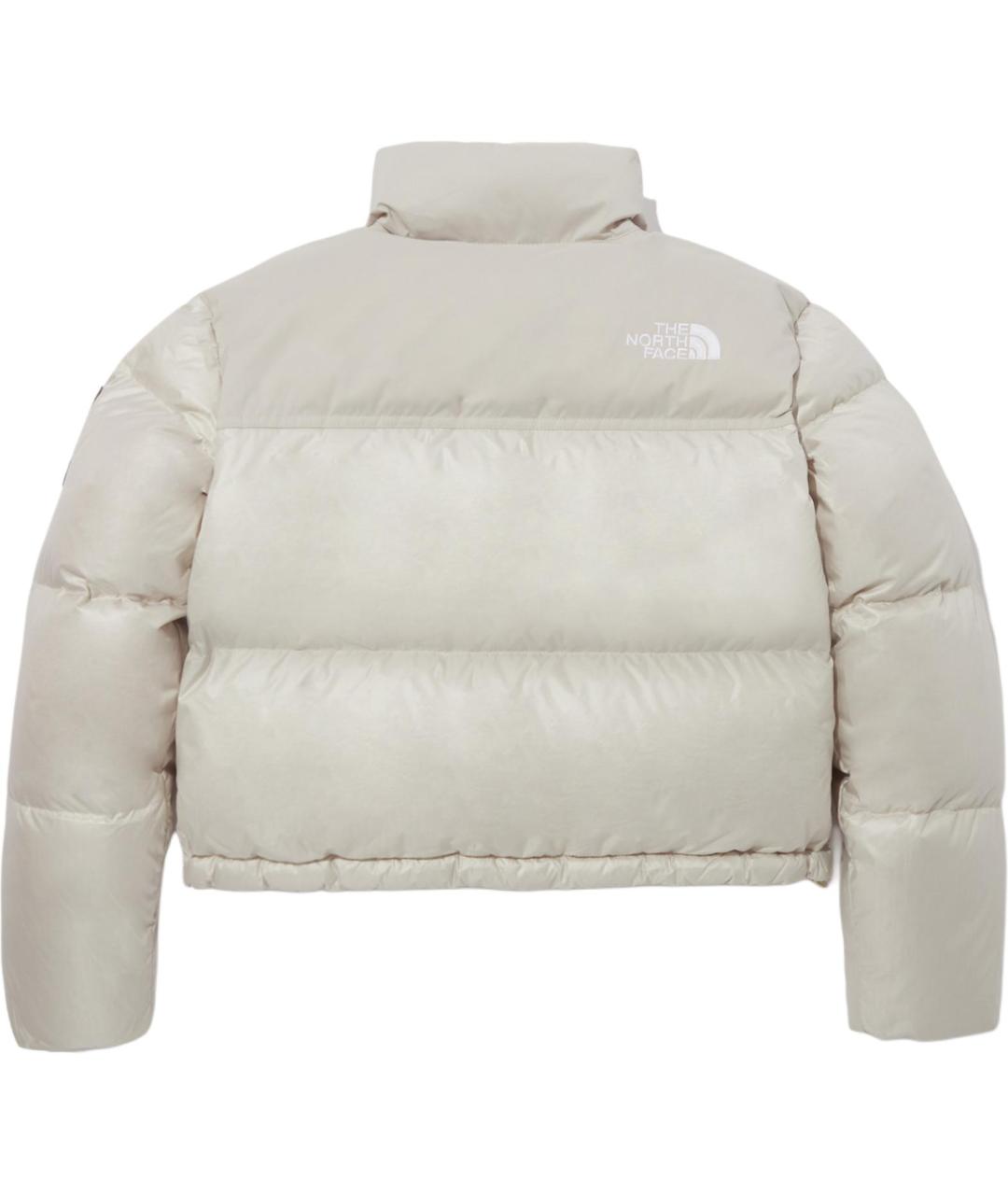 THE NORTH FACE Бежевый полиамидовый пуховик, фото 2