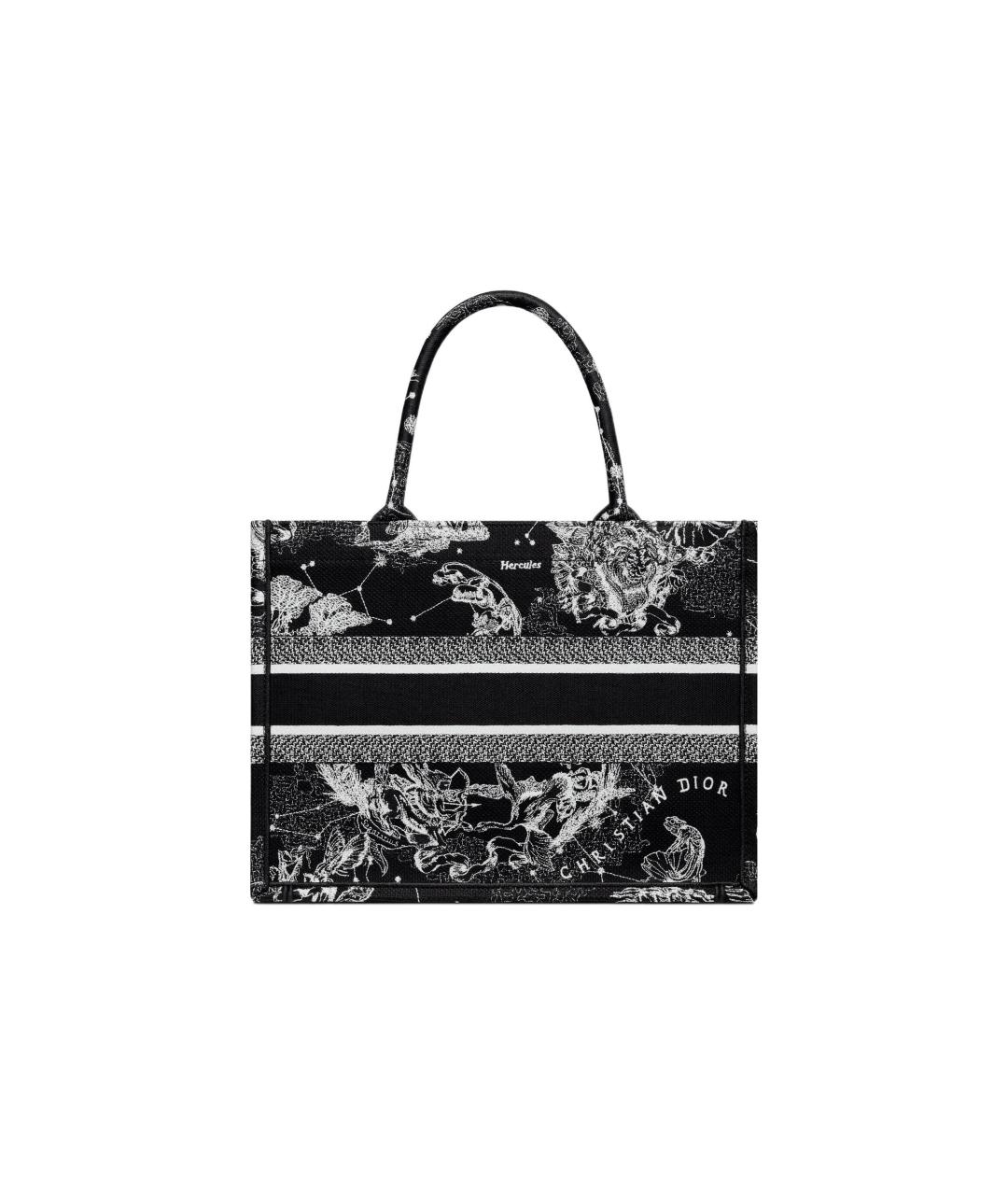 CHRISTIAN DIOR Черная тканевая сумка через плечо, фото 3