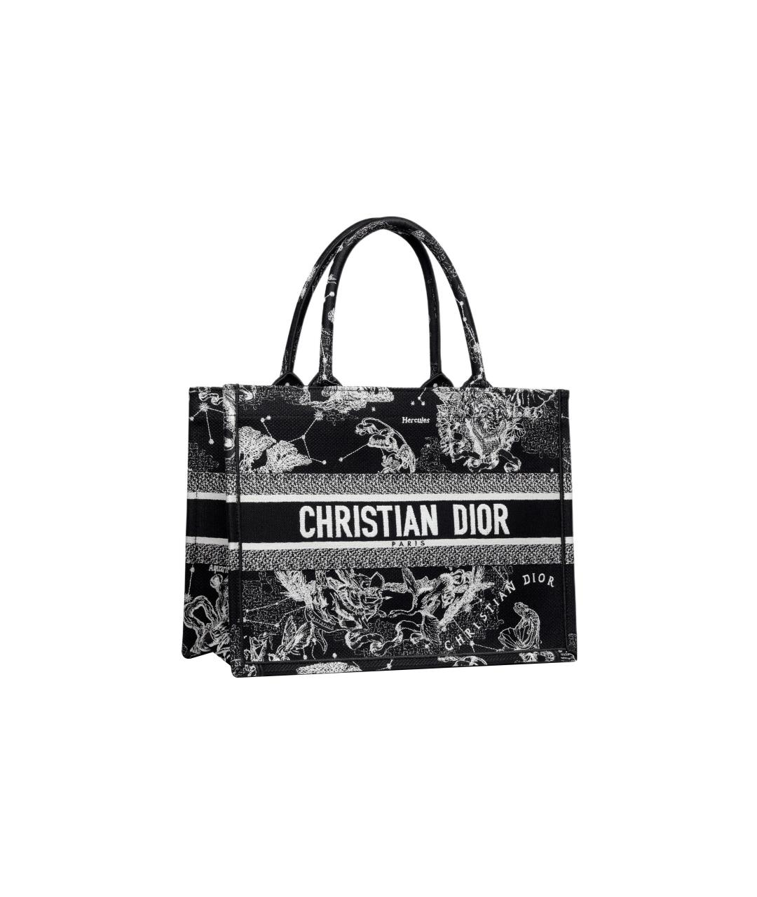 CHRISTIAN DIOR Черная тканевая сумка через плечо, фото 2