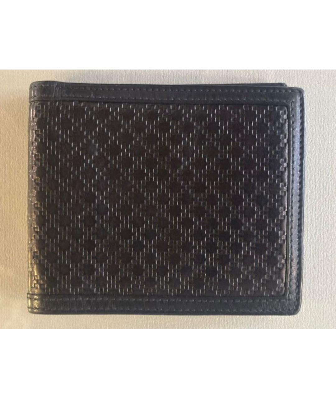GUCCI Черный кошелек из лакированной кожи, фото 5