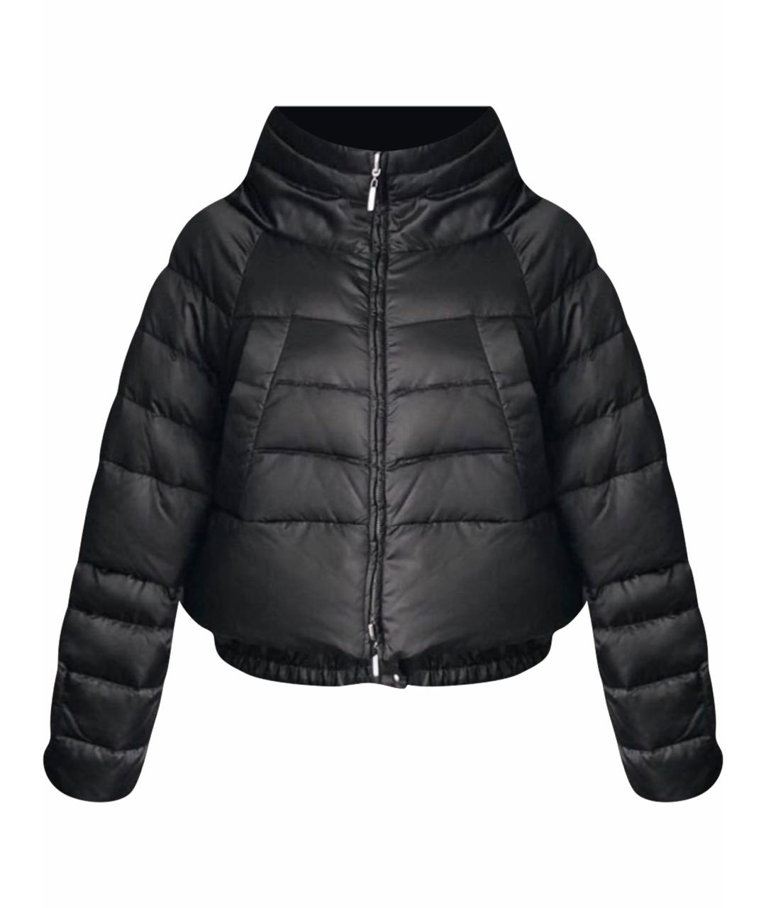 'S MAX MARA Черный вискозный пуховик, фото 1