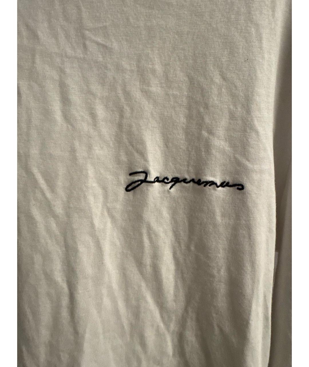 JACQUEMUS Белая хлопковая водолазка, фото 4