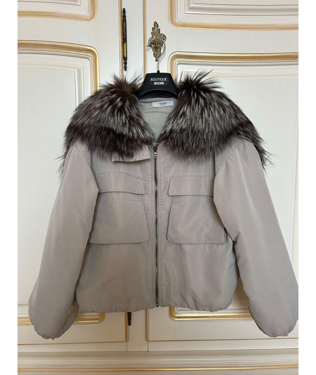 PRADA Серая куртка, фото 9
