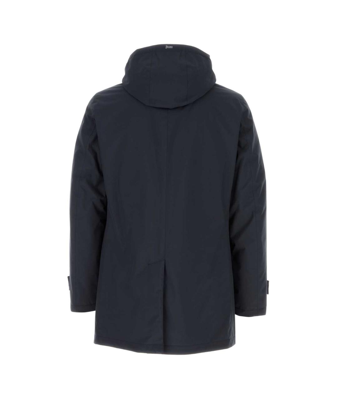 HERNO Синий полиэстеровый тренч / плащ, фото 2